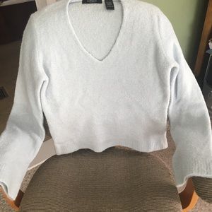 Baby blue v neck sweater